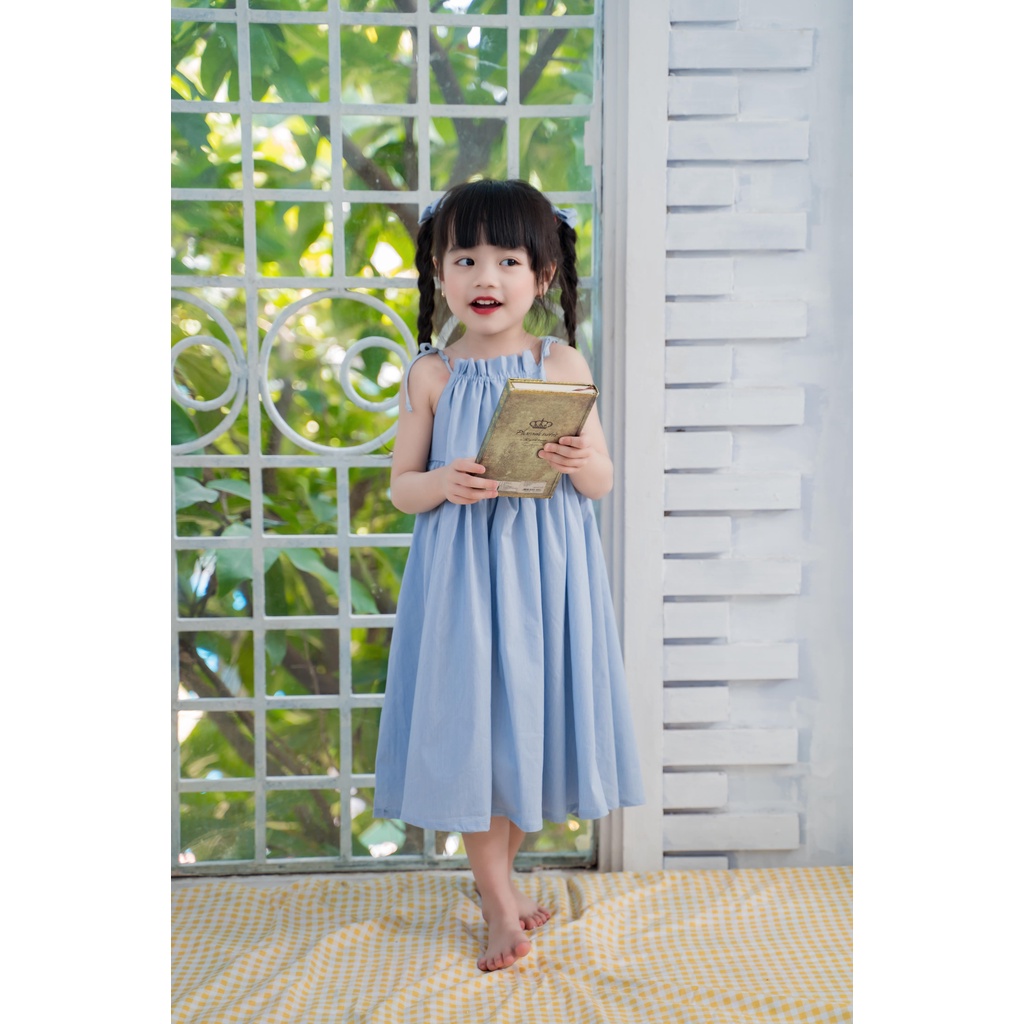 Váy đầm Bé Gái Yếm Hai Dây Size 11- 45kg SoraChan - K144