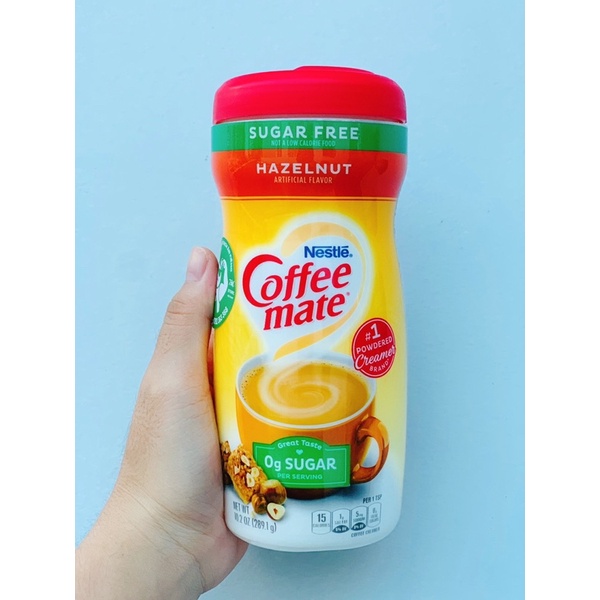 Bột kem Coffee Mate Sugar Free không đường ăn kiêng-keto-tiểu đường -gymer
