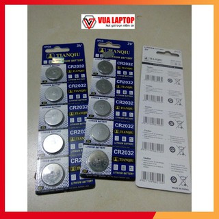 Pin cmos CR2032 TIANQIU 3V hàng tốt( 1 vỉ 5 viên ) - Vualaptop