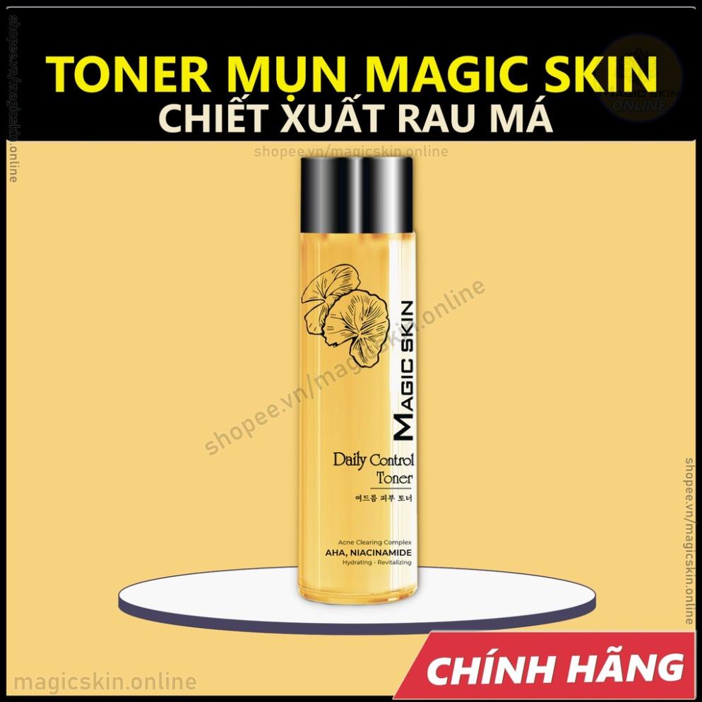 Nước hoa hồng Magic Skin DÀNH CHO DA MỤN | Toner rau má Magic Skin