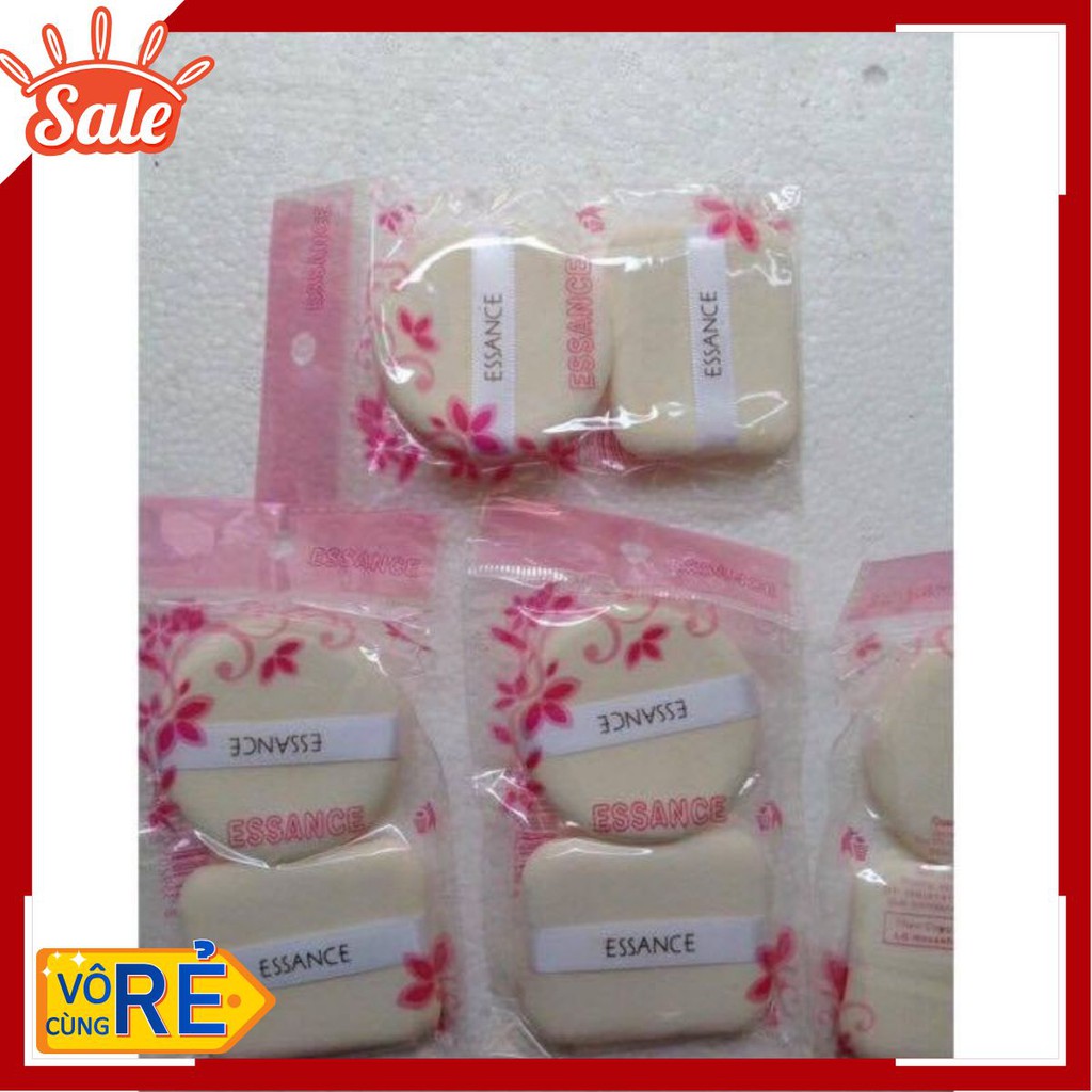 Bông phấn trang điểm Essance set 2 miếng