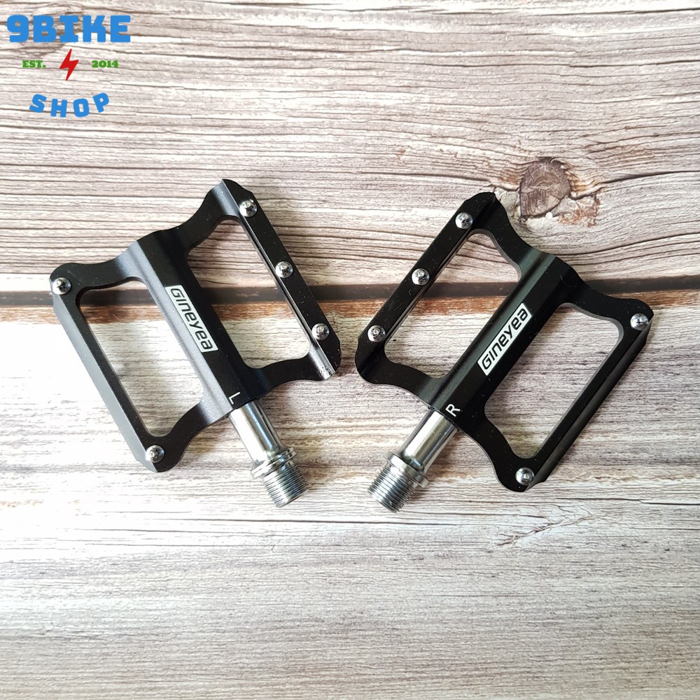 Pê đan xe đạp Gineyea/ Pedal xe đạp thể thao Road/MTB 2 bạc đạn, hỗ trợ cảm giác đạp xe vô cùng tốt, siêu êm