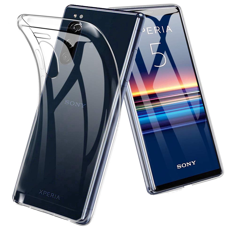 Dành cho Sony Xperia 1 ii 1 iii 5ii 10 iii 5 IV 10 V Xz3 Xz1 Xz Premium Clear Crystal Silm Soft Gel 