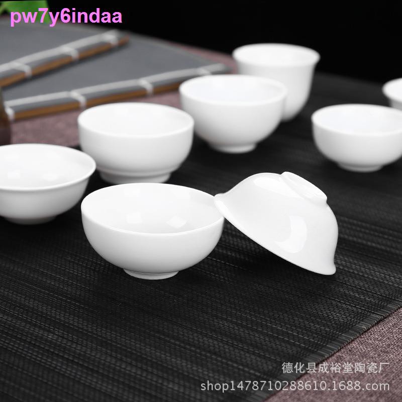 Bộ trà Kung Fu, tách nhỏ, trà, đạo bằng sứ xương trắng sứ, Pu er, chén