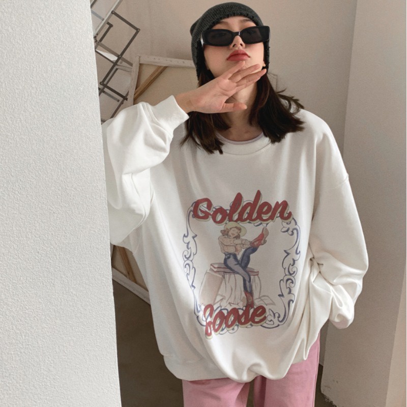 NRVP Áo Hoodie Thiết Kế Đơn Giản Thời Trang Hàn Quốc Cho Nữ