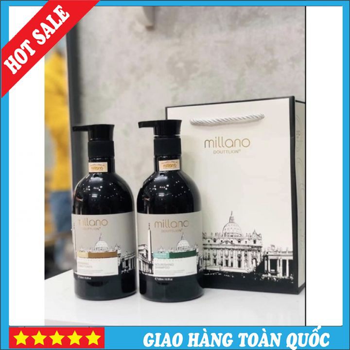 💎💎 Dầu Gội Xả MILLANO Dành Riêng Cho Tóc Khô Xơ ,Trẻ Ngon 800MLx2 💎💎