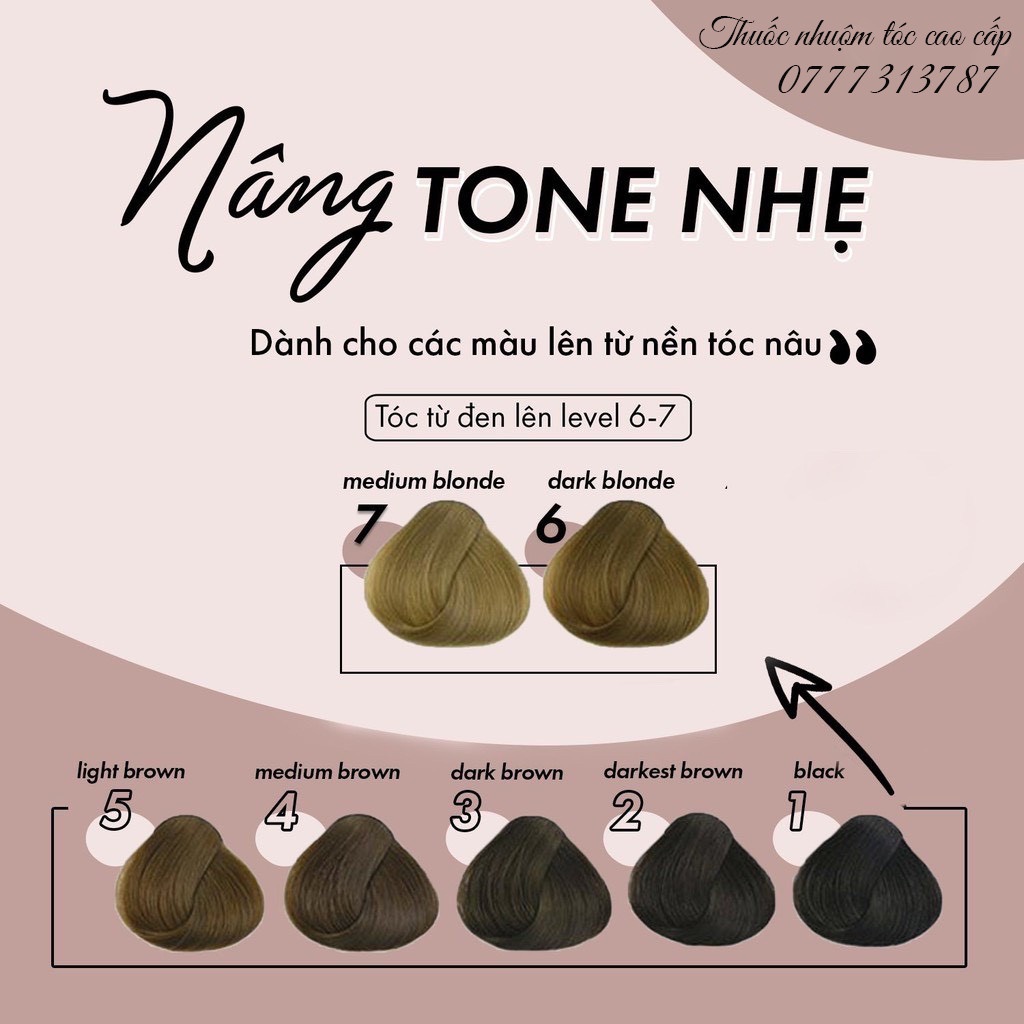 Thuốc nhuộm tóc màu Màu Vàng Ánh Khói nhuộm tại nhà