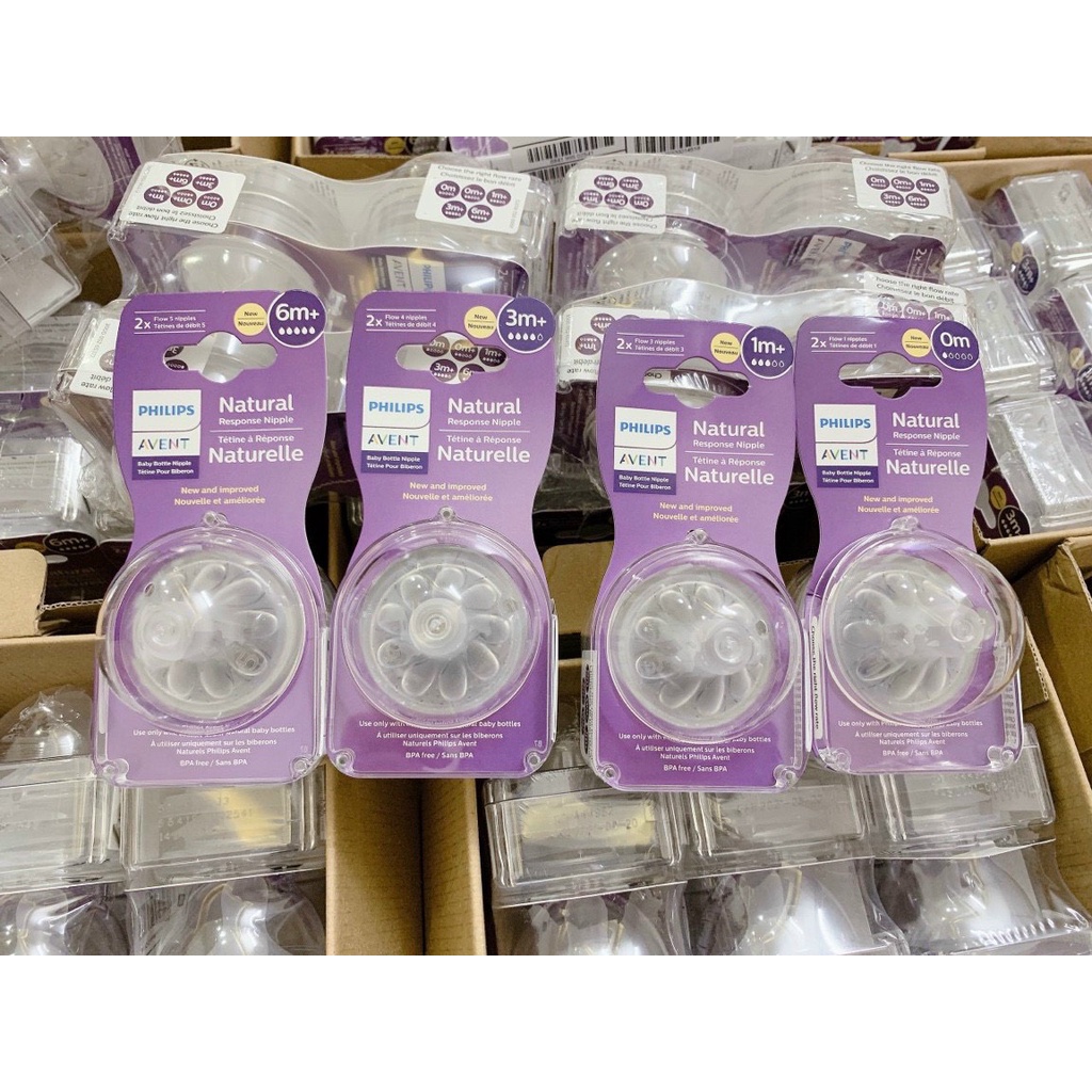 Núm ti thay thế Philips Avent đủ size
