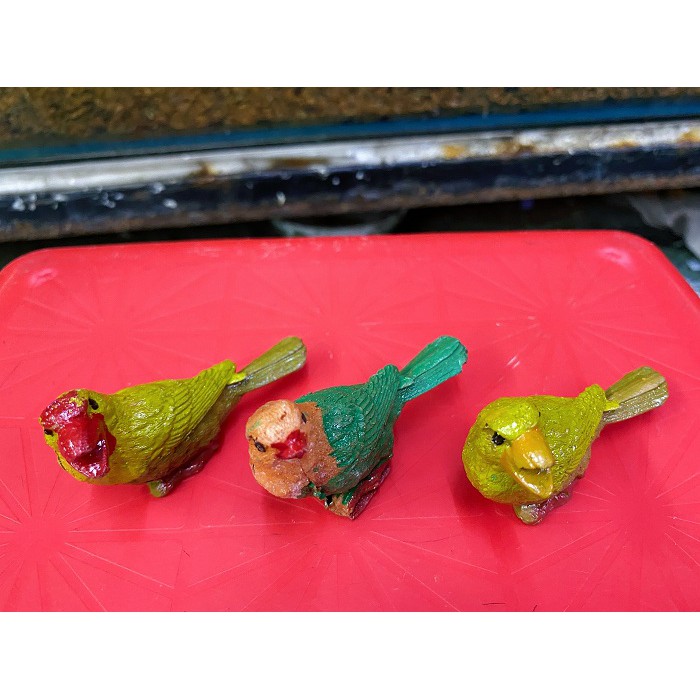 CHIM TRANG TRÍ HỒ CÁ NON BỘ DÀI 7,5CM CAO 3,5CM