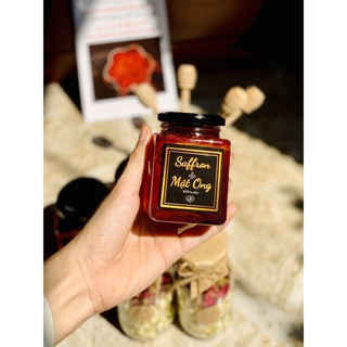 SAFFRON ngâm mật ong - Saffron TÂY Á loại Super negin - hũ dùng thử 50ml - ngụy hoa nghệ Tây Barahman