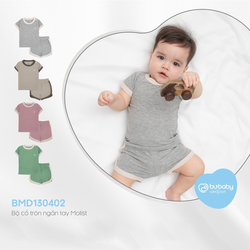 Bộ quần áo trẻ em cộc kyomi molist candie đủ màu - Bubaby Bình Dương