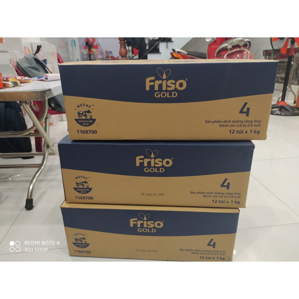 💥Freeship💥[COMBO 4 TÚI] SỮA FRISO GOLD 4 TÚI 1KG CẢI TIẾN