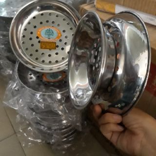 Combo 5 vỉ hấp inox có chân size 18cm