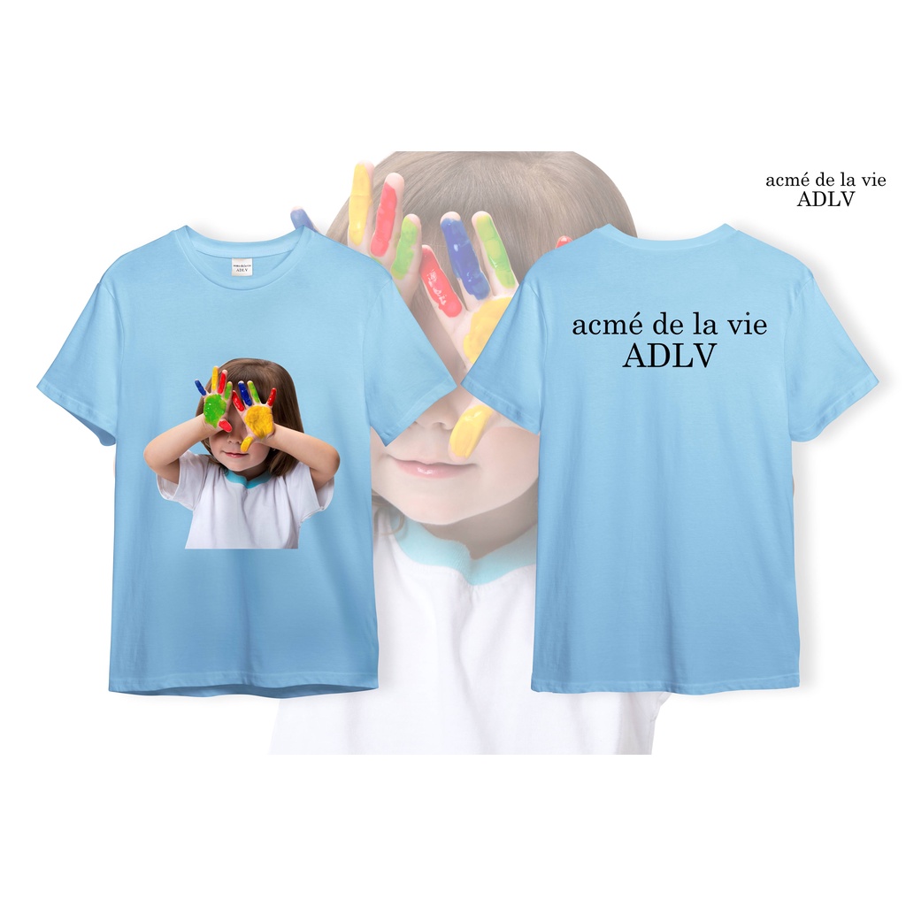 Áo ADLV Thun Cotton CAO CẤP  Mẫu 28 Bé Gái Tay Dính Sơn