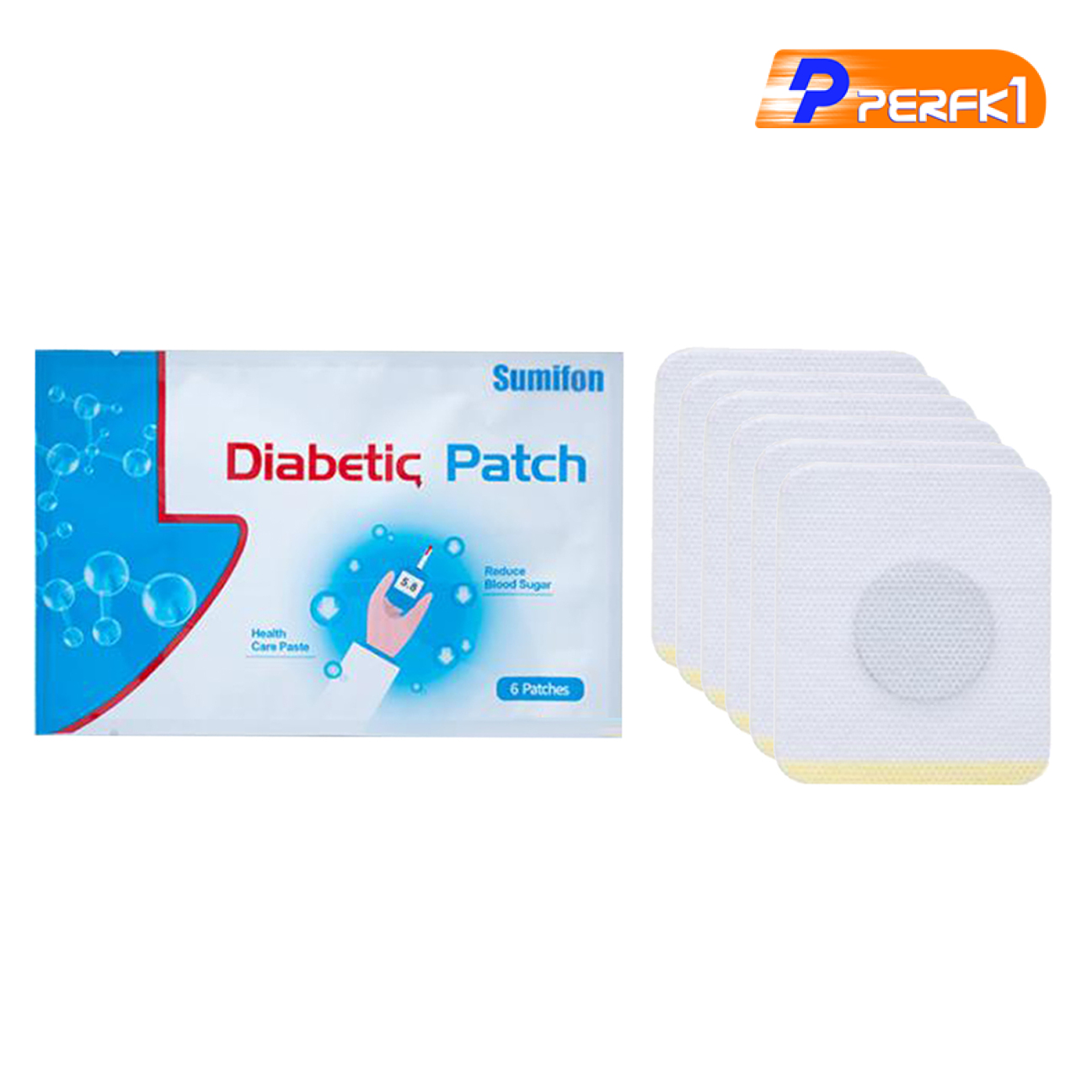 Hot-High Blood Sugar 6 Pcs/1Bag Diabetes Plasters Diabetes Patch Diabetes Pads