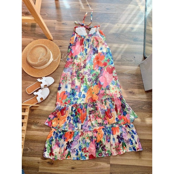 VÁY YẾM HOA MAXI | DuongHuong Clothes