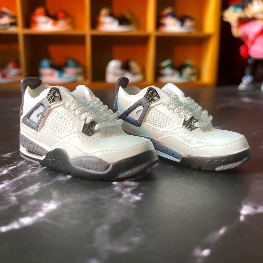 Móc khóa giày jordan 4 - Mô hình sneaker mini