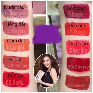 son kem và son tint Gy trần
