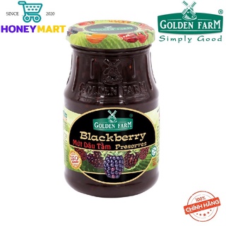 Mứt dâu tằm preserves golden farm hũ 210g honeymart79