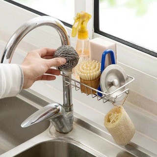 Kệ inox đa năng treo bồn rửa chén