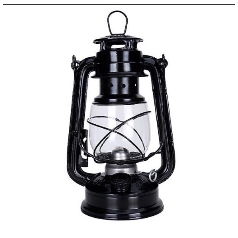 Đèn bão đèn dầu chống bão phong cách cổ điển cao 24.5cm