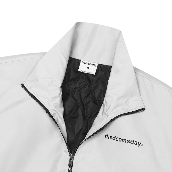 Áo khoác dù 2 lớp có lót bông TDD - INTERNATIONAL JACKET - LIGHT GREY