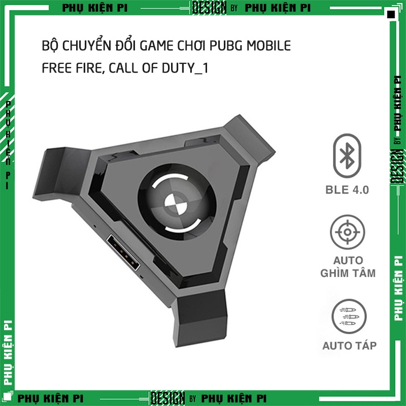 BSP P5 Bộ chuyển đổi game chơi PUBG Mobile, Free Fire, Call of Duty
