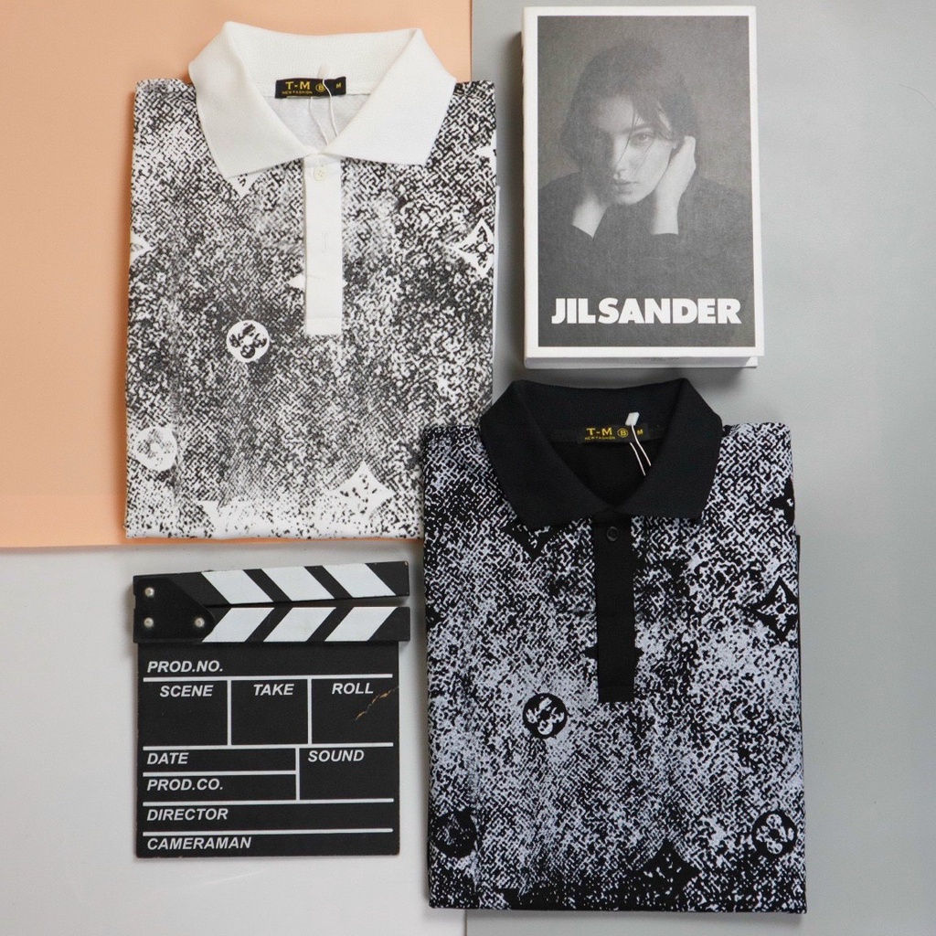 Áo thun nam giá rẻ có cổ tay ngắn kiểu BBR vải đẹp co dãn 2 màu cao cấp AHFASHION