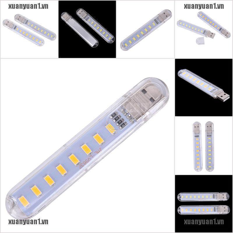 [XUANYUAN1] Nguồn Di Động Mini 5V 8 LED USB Dành Cho Máy Tính