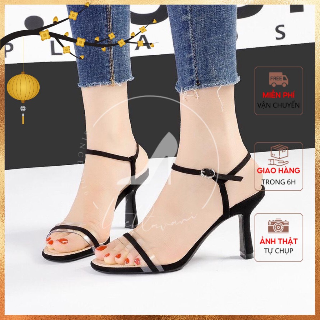 Sandal quai 7p quai trong quí phái phong cách Hàn Quốc LC_S25