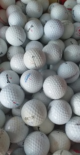 Combo 10 bong golf cũ
