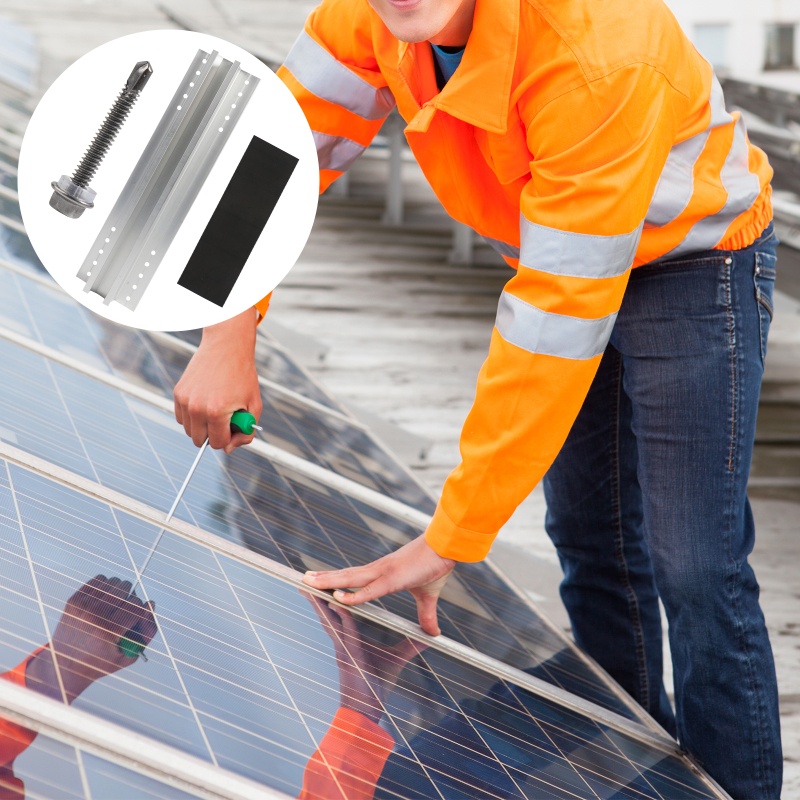 Giá Đỡ Tấm Pin Năng Lượng Mặt Trời Gắn Trên Nóc Xe Hơi