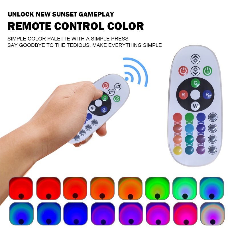 Đèn Led Chiếu Hình Cầu Vồng Mini USB Trang Trí Tường Phòng Ngủ