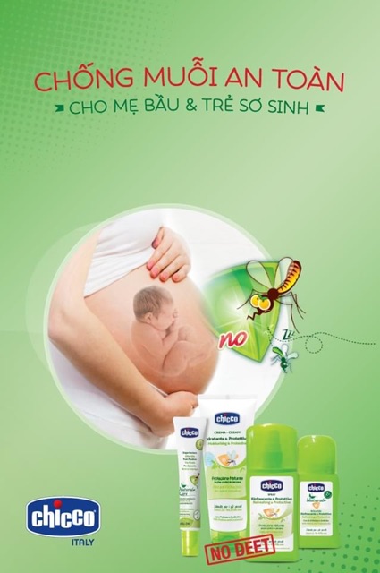 Lăn xua muỗi CHICCO 60ml, lăn đuổi muỗi thơm tự nhiên cho bé - Monnie Kids