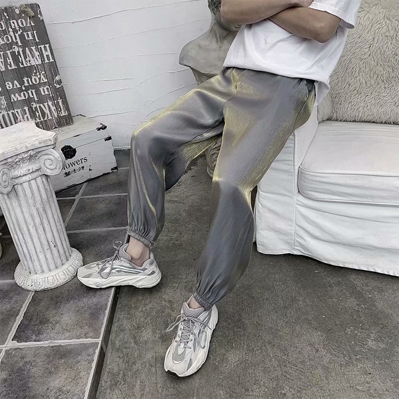 Men's Summer Solid Color Wide-Length Pants | BigBuy360 - bigbuy360.vn