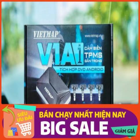 VIETMAP V1Ai - Bộ Thiết Bị Cảm Biến Áp Suất Lốp Tích Hợp DVD Android Dành Cho Ô tô - HÀNG CHÍNH HÃNG