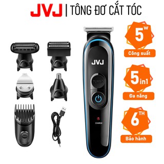 Tông đơ cắt tóc JVJ BAY- 690 kiêm máy cạo râu không dây 5 in 1