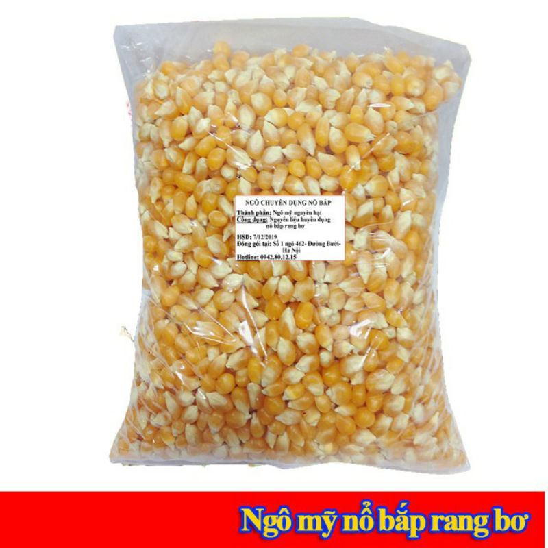 Ngô Mỹ nổ bắp bỏng rang bơ tại nhà 100gr  (Hàng chất lượng)