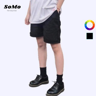 Quần Short Kaki Unisex Basic Tea Phong Cách Ulzzang SOMO