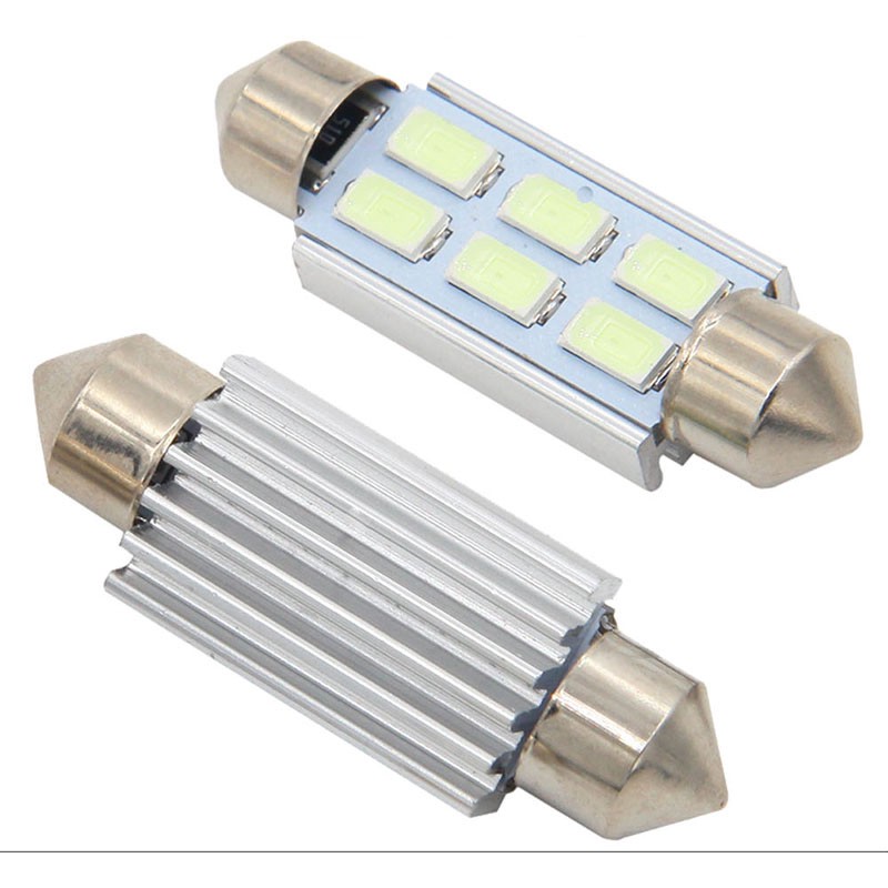 Set 10 đèn LED Kevanly C5W 31 36 39 41mm 5730 cho xe hơi