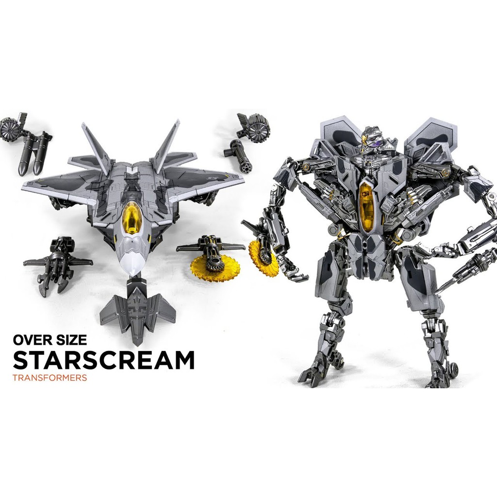 Mô hình Starscream LS-04S Black Mamba Studio Series Transformers Oversize Ls 04s người máy robo lắp ghép biến hình Ls04s