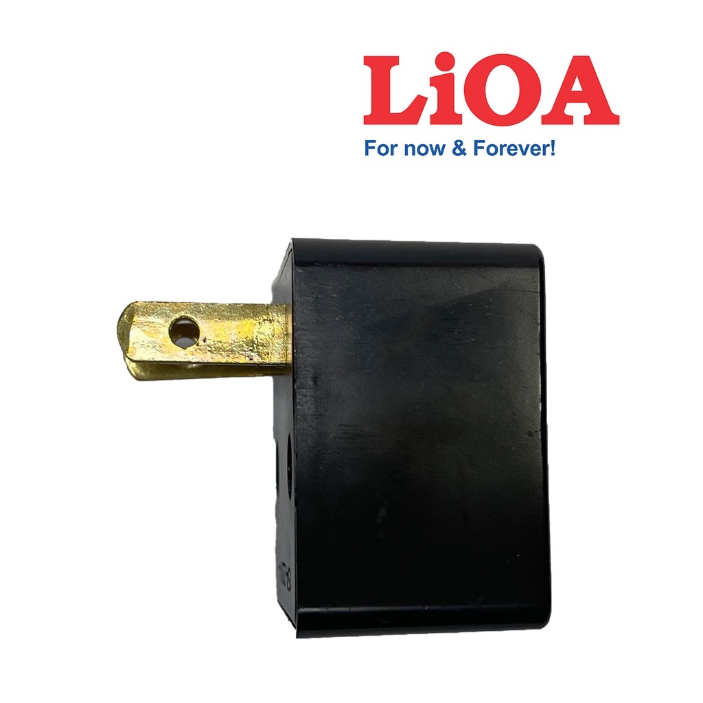 Ổ cắm nối đa năng chân dẹt lioa, chuyển 3 chấu thành 2 chấu, 15A/220V - ONCD
