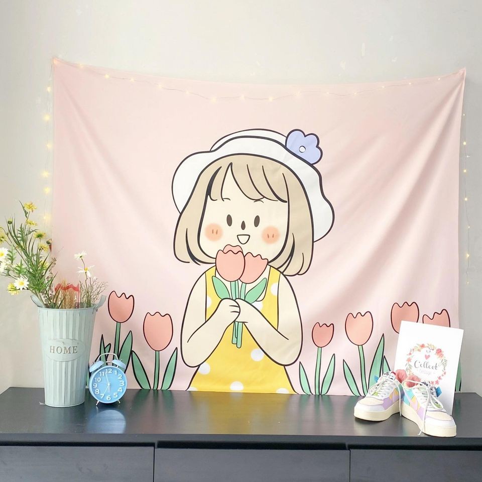 [SẴN💗BIGSIZE]1,5m x 1,3m Tranh vải treo tường trang trí decor vintage size to kèm đèn và đinh (Hàng loại 1)