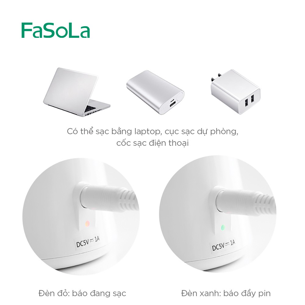 Gương để bàn, đèn LED cảm ứng chạm – Gương trang điểm hình tròn [FASOLA] FSLDZ-156