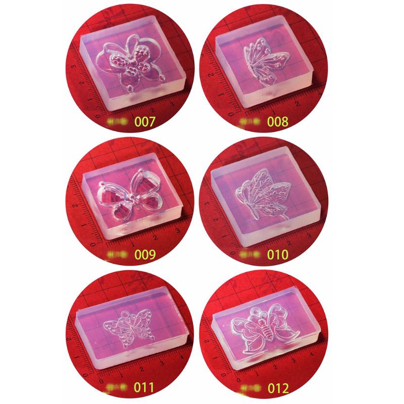 Khuôn Silicon Làm Đồ Trang Sức Hình Bướm Dễ Thương Từ Nhựa Resin