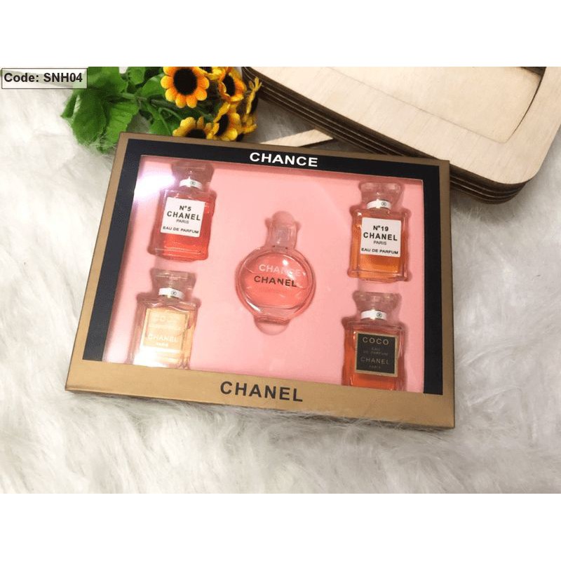 Set 5 chai nước hoa