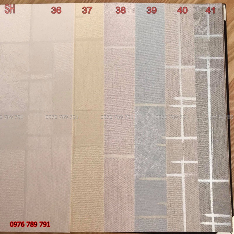 Giấy Dán Tường Phòng Ngủ Trơn Đường Vải Xước, Lụa Kim Tuyến Không Keo, Khổ 10m x 53 cm, Màu Trắng, Vàng,Xanh, Ghi, Xám