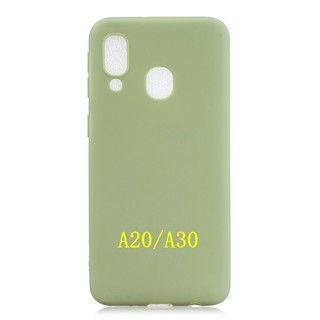 Samsung A10 A30 A40 A50 A60 A70 A80 Simple solid color silicone phone case