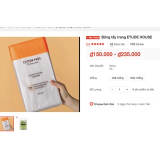Bông tẩy trang ETUDE HOUSE