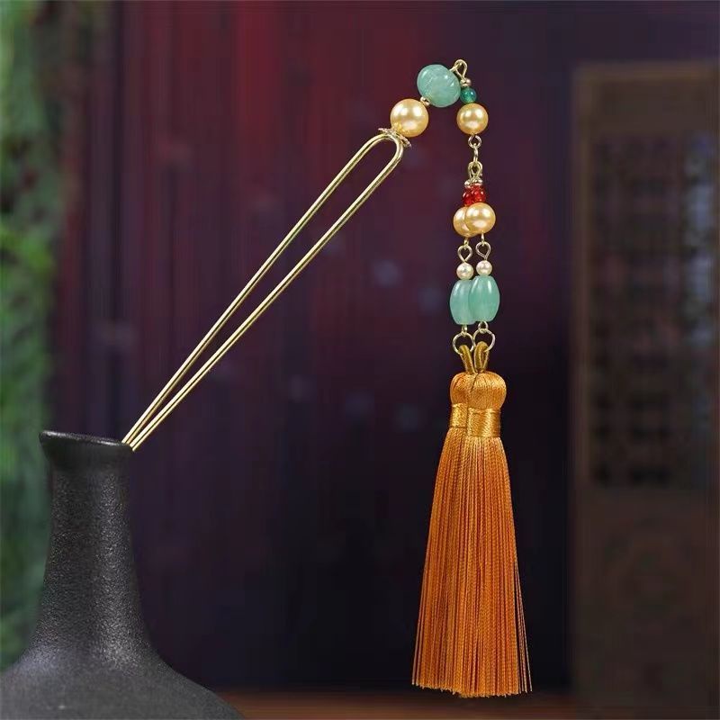 [Aishang Trang Sức Đẹp] Trâm Cài Tóc Hán Phục Trung Hoa Cao Cấp Cổ Điển Thanh Lịch Cho Cô Dâu